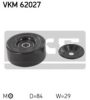 SKF VKM 62027 Tensioner Pulley, v-ribbed belt